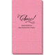 Elegant Cheers Moire Guest Towels Image 3 of 3